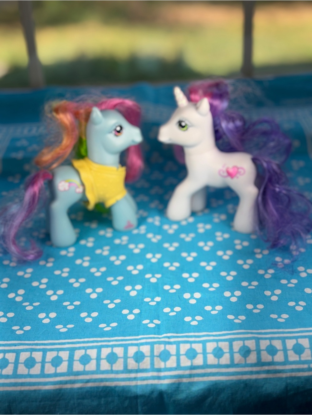 VTG 2007 G3 My Little Pony MLP - Rainbow Dash & Sweetie Belle